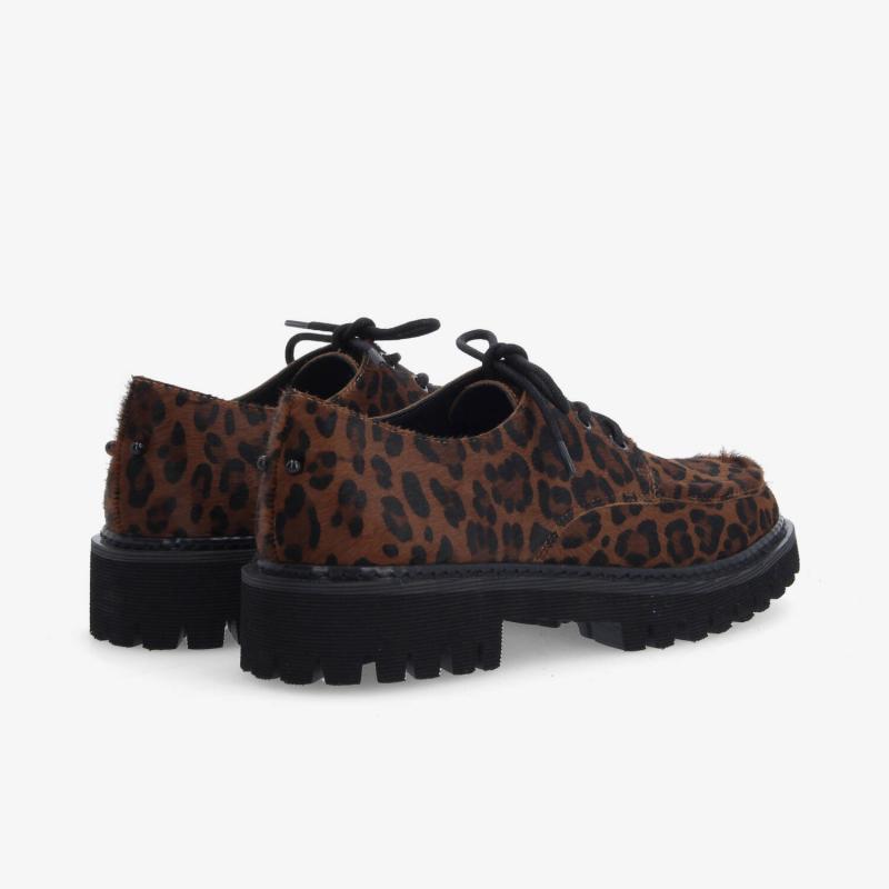 MYSEN PLT LACES W - PONY LEO - BROWN